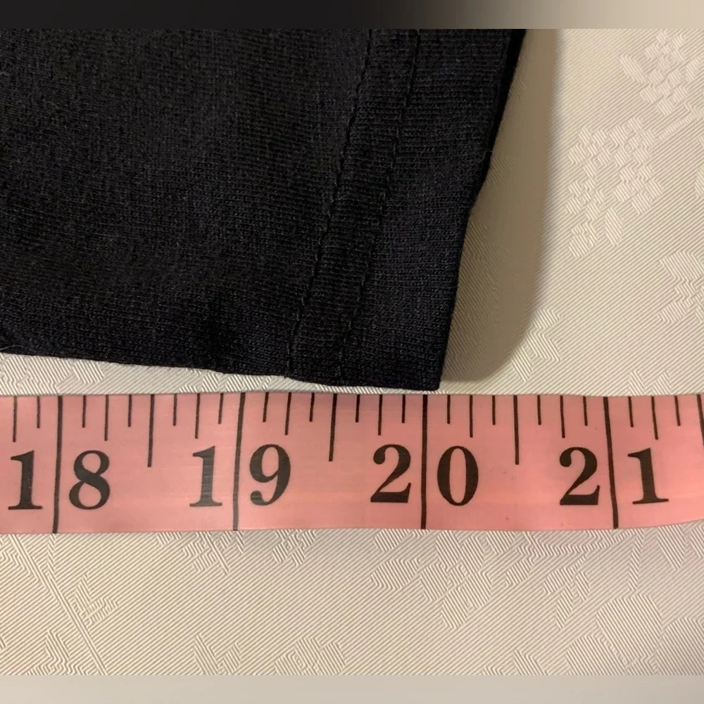 EUC Bundle of 2 Shirts: Short-Sleeve Super Soft Polo Tee, Long-Sleeve Black Tee - Picture 13 of 15